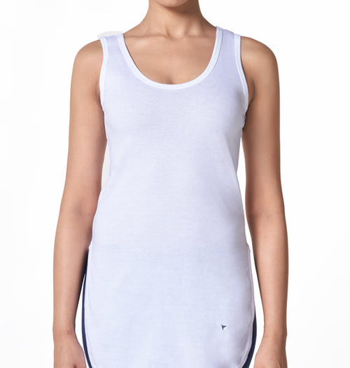 Extended-Length Slip with Broad Straps & Breathable Fabric