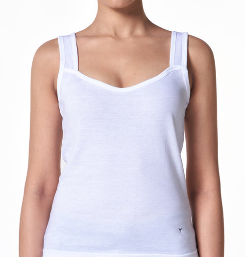 Cotton Board Shoulder Camisole